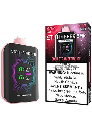 STLTH x Geek Bar Disposable – Sour Strawberry Ice