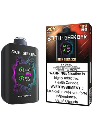 STLTH x Geek Bar Disposable – Rich Tobacco