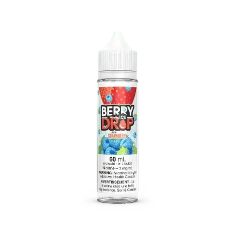 Strawberry - Berry Drop ICE E-Liquid - 60mL - Liberty Vape