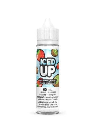 Strawberry Kiwi Ice - ICED UP E-Liquid - 60mL - Liberty Vape