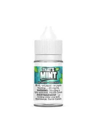 Thats Mint Salts E-Liquid — 30mL - Liberty Vape