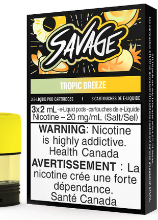 Tropic Breeze - Savage - STLTH Pods - Liberty Vape