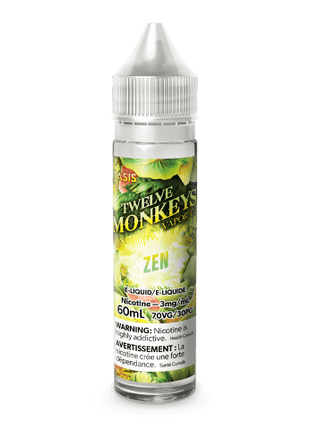 Twelve Monkeys E-Liquid — 60mL - Liberty Vape