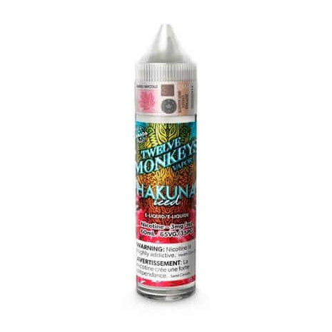 Twelve Monkeys Ice E-Liquid — 60mL - Liberty Vape
