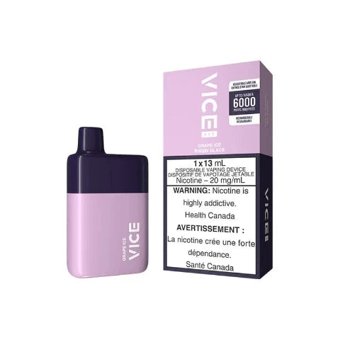 VICE BOX 6000 Puffs Disposable Vape - 5/Pack | Manitoba Liberty Vape VICE BOX 6000 Puffs Disposable Vape - 5/Pack | Manitoba Liberty Vape