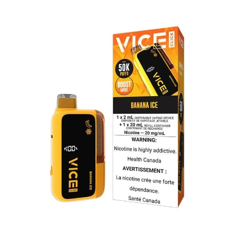 VICE Click 50K Disposable Vape - 50K Puffs - 22mL | Canada Liberty Vape VICE Click 50K Disposable Vape - 50K Puffs - 22mL | Canada Liberty Vape