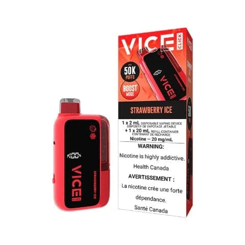 VICE Click 50K Disposable Vape - 50K Puffs - 22mL | Canada Liberty Vape VICE Click 50K Disposable Vape - 50K Puffs - 22mL | Canada Liberty Vape