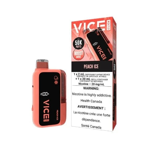 VICE Click 50K Disposable Vape - 50K Puffs - 22mL | Canada Liberty Vape VICE Click 50K Disposable Vape - 50K Puffs - 22mL | Canada Liberty Vape