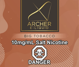 Big Tobacco RY4 - Archer SALTS - 30mL - Liberty Vape