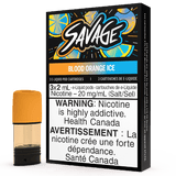 Blood Orange Ice - Savage - STLTH Pods - (Bold/Salt Nic) - Liberty Vape
