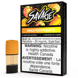 Mango Peach Pineapple - Savage - STLTH Pods - (Bold/Salt Nic) - Liberty Vape