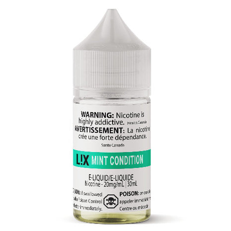 Mint Condition Salt - LiX Nic Salts - 30mL - Liberty Vape