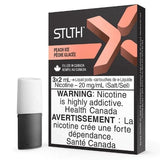 STLTH X Pods - Peach Ice - (Bold/Salt Nic) - Liberty Vape