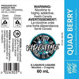 Quad Berry - Vape Time E-Juice - 120mL - Liberty Vape