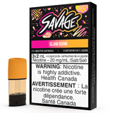 Slam Dunk - Savage - STLTH Pods - (Bold/Salt Nic) - Liberty Vape