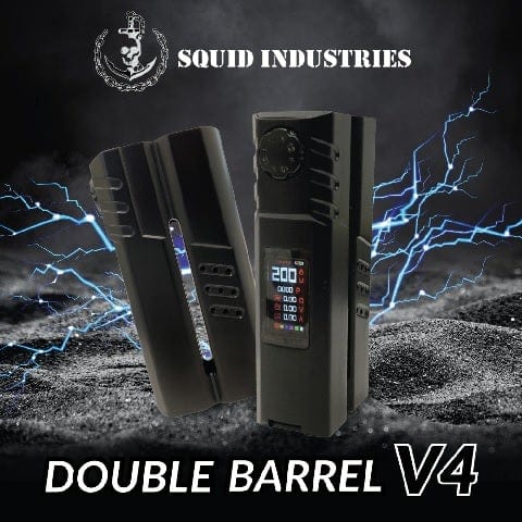 SQUID INDUSTRIES Double Barrel V4 Box Mod