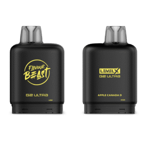 Flavour Beast Level X G2 Ultra Pods — All Flavours — 50000 Puffs — 20mL – Apple Canada D Iced