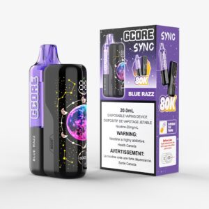 Gcore Sync 80K Pod — 20mL – Blue Razz