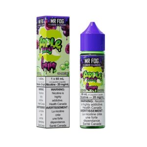 Mr Fog Salt Nic Vape Juice — All Flavours — 60mL – Grape - Apple Steezy