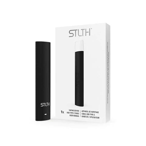 STLTH Vape Starter Kit — Type-C Closed Pod Device – Black Metal