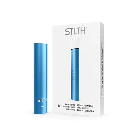 STLTH Vape Starter Kit — Type-C Closed Pod Device – Blue Metal