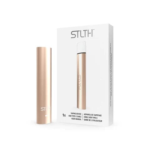 STLTH Vape Starter Kit — Type-C Closed Pod Device – Rose Gold Metal