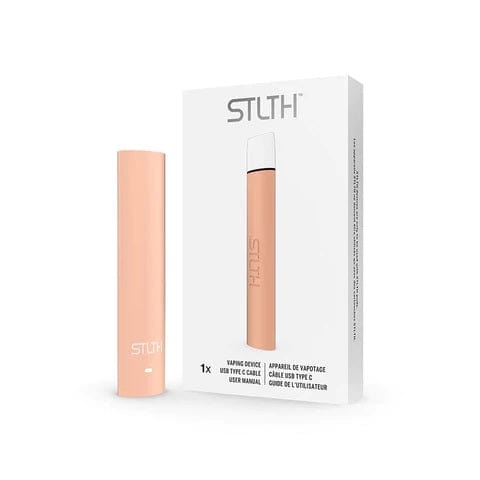 STLTH Vape Starter Kit — Type-C Closed Pod Device – Rubberized Rose Gold