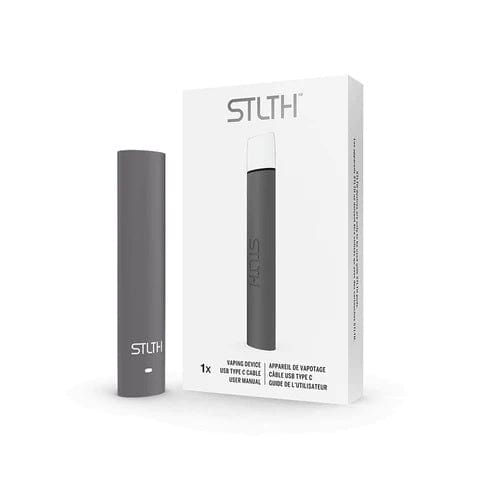 STLTH Vape Starter Kit — Type-C Closed Pod Device – Rubberized Grey